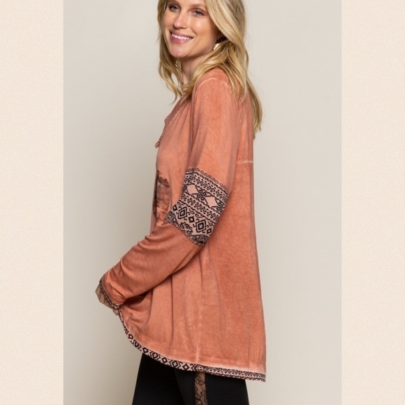 Autumn Sunset “Love So Love” Knit Top - Picture 4 of 5